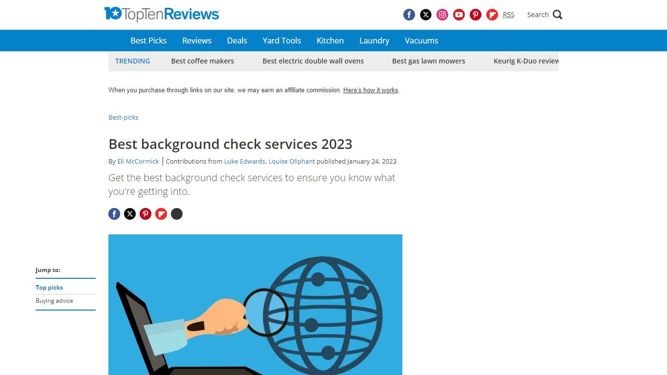 Best background check services 2023 | Top Ten Reviews